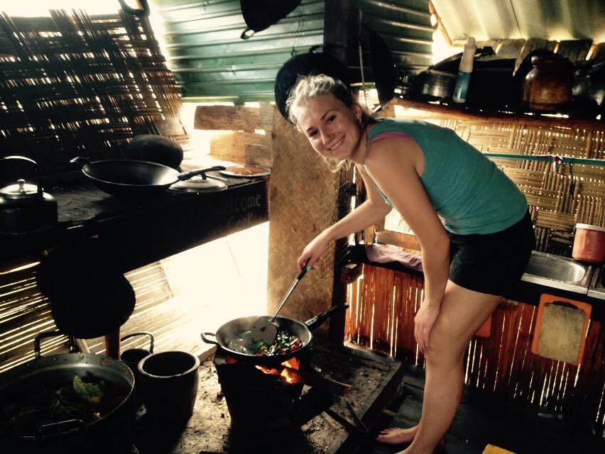 Cooking Thai dish