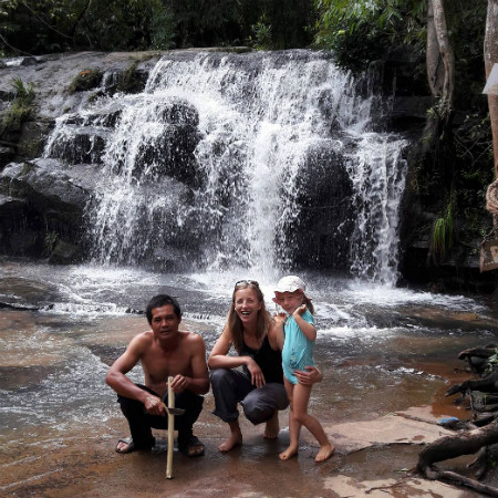 Jungle waterfall